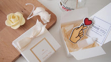 Set of 20 Heart Car Air Freshener Favor with 5ml refill oil