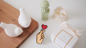 Set of 20 Heart Car Air Freshener Favor with 5ml refill oil