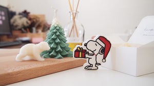 Set of 10 Christmas Snoopy Car Air Freshener with 5ml refill oil