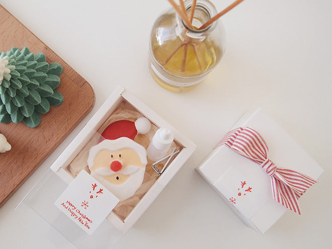 Set of 10 Christmas Santa Car Air Freshener with 5ml refill oil