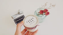 Set of 10 "Simple Thank you" Soy Candle Favor