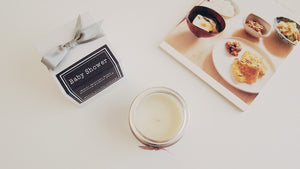 Set of 10 "Simple Thank you" Soy Candle Favor